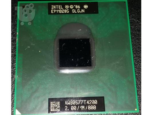 PoulaTo: Intel® Pentium® Processor T4200  (1M Cache, 2.00 GHz, 800 MHz FSB)
